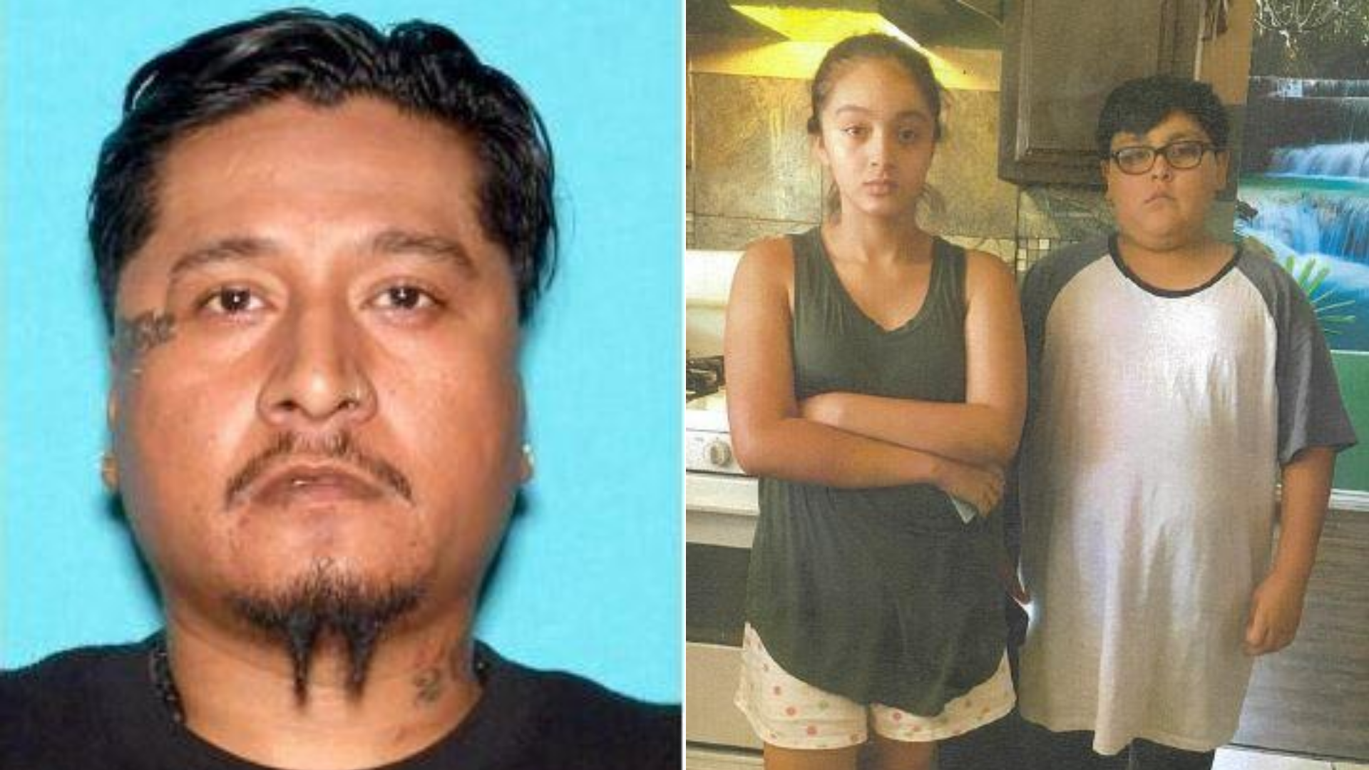 Christopher Cortez, and his children, Anyssa and Christopher, appear in photos released by the L.A. County Sheriff's Department on Aug. 1, 2020.