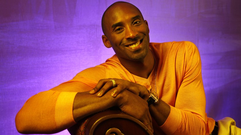 Kobe Bryant poses for a photo at the Beverly Hilton on July 18, 2014. (Genaro Molina / Los Angeles Times)