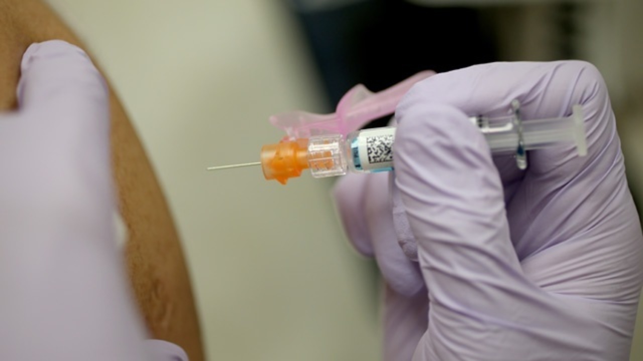 A person receives a flu shot in this file photo. (Joe Raedle/Getty Images)