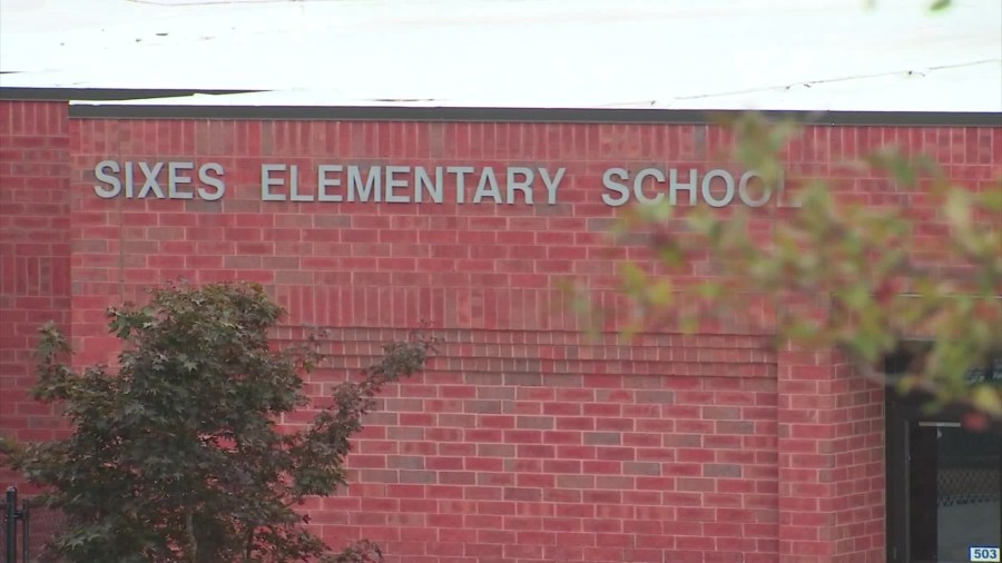 A second grader tests positive after attending the first day of school in Georgia. (CBS46 via CNN Wire)