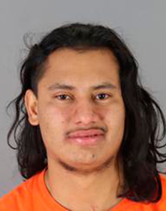 In this photo released Aug. 11, 2020, by the San Mateo Police Department, is Alejandro Vanegas Guevara. Police arrested a homeless man on suspicion of beating and raping a 62-year-old woman while she waited for a bus in San Mateo, Calif., authorities said. Guevara, 27, was arrested Tuesday, Aug. 11, 2020, in Redwood City, Calif., on felony charges including forcible rape, assault with a deadly weapon and kidnapping, the Mercury News reported. (San Mateo Police Department via AP)