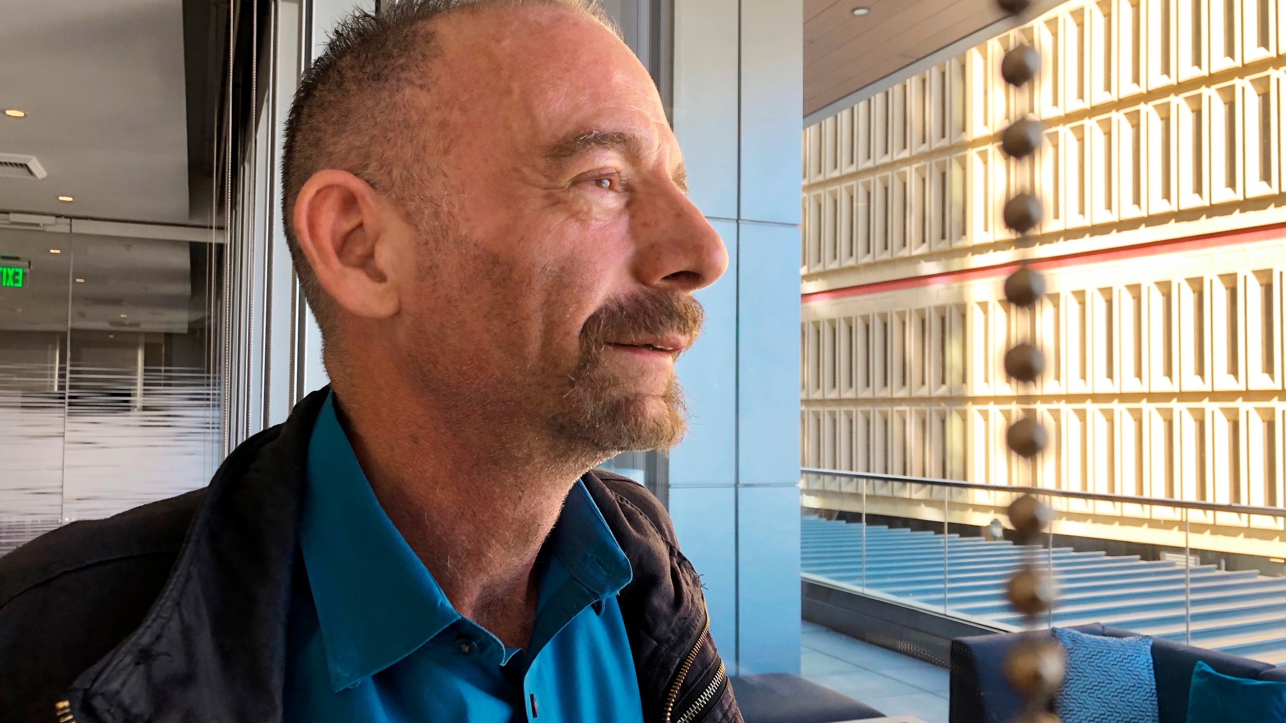 This March 4, 2019 file photo shows Timothy Ray Brown in Seattle. (AP Photo/Manuel Valdes, File)