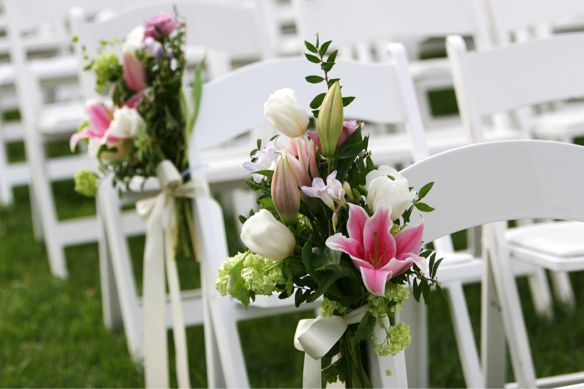 Chairs are seen at a wedding venue in this undated file photo. (Getty Images)