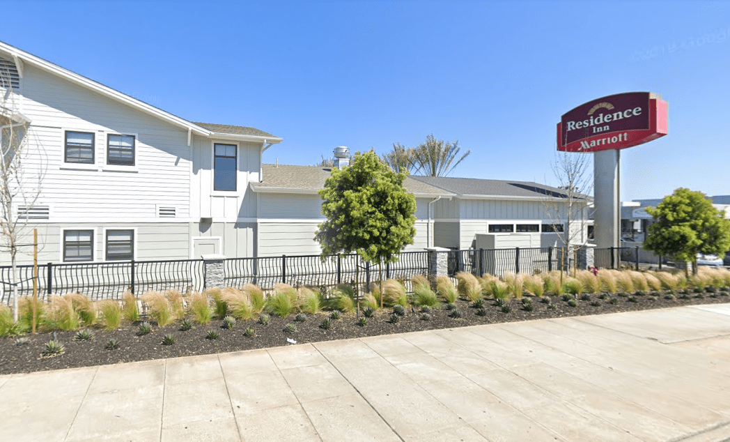 The Residence Inn on Sepulveda Boulevard where the shooting occurred in seen in a Street View image from Google Maps.