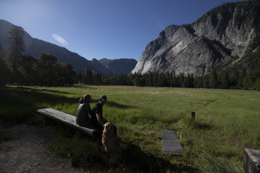 The Yosemite Valley at Yosemite National Park is shown on June 11, 2020. (Brian van der Brug/Los Angeles Times)