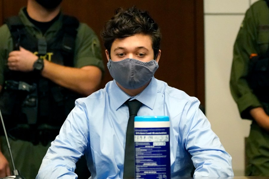 Kyle Rittenhouse sits while listening during an extradition hearing in Lake County court Friday, Oct. 30, 2020, in Waukegan, Ill. (Nam Y. Huh/AP Photo)