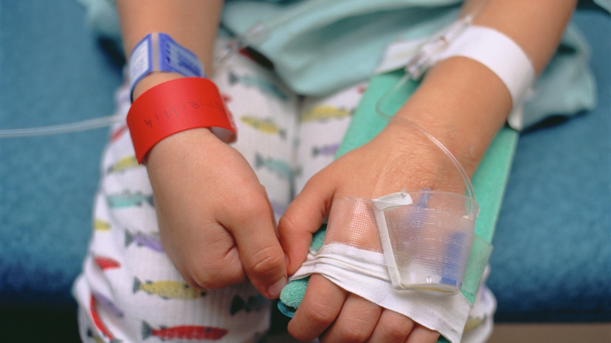 A child is seen at a hospital in this undated file photo. (Getty Images)