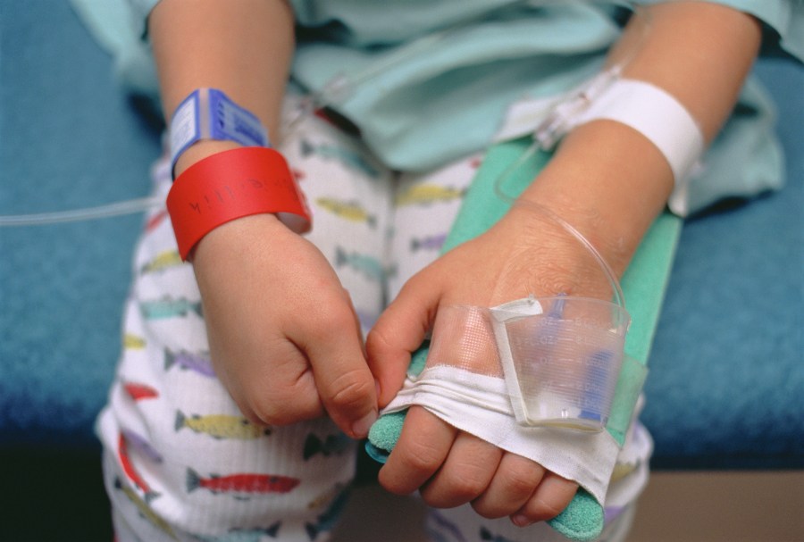 A child is seen at a hospital in this undated file photo. (Getty Images)