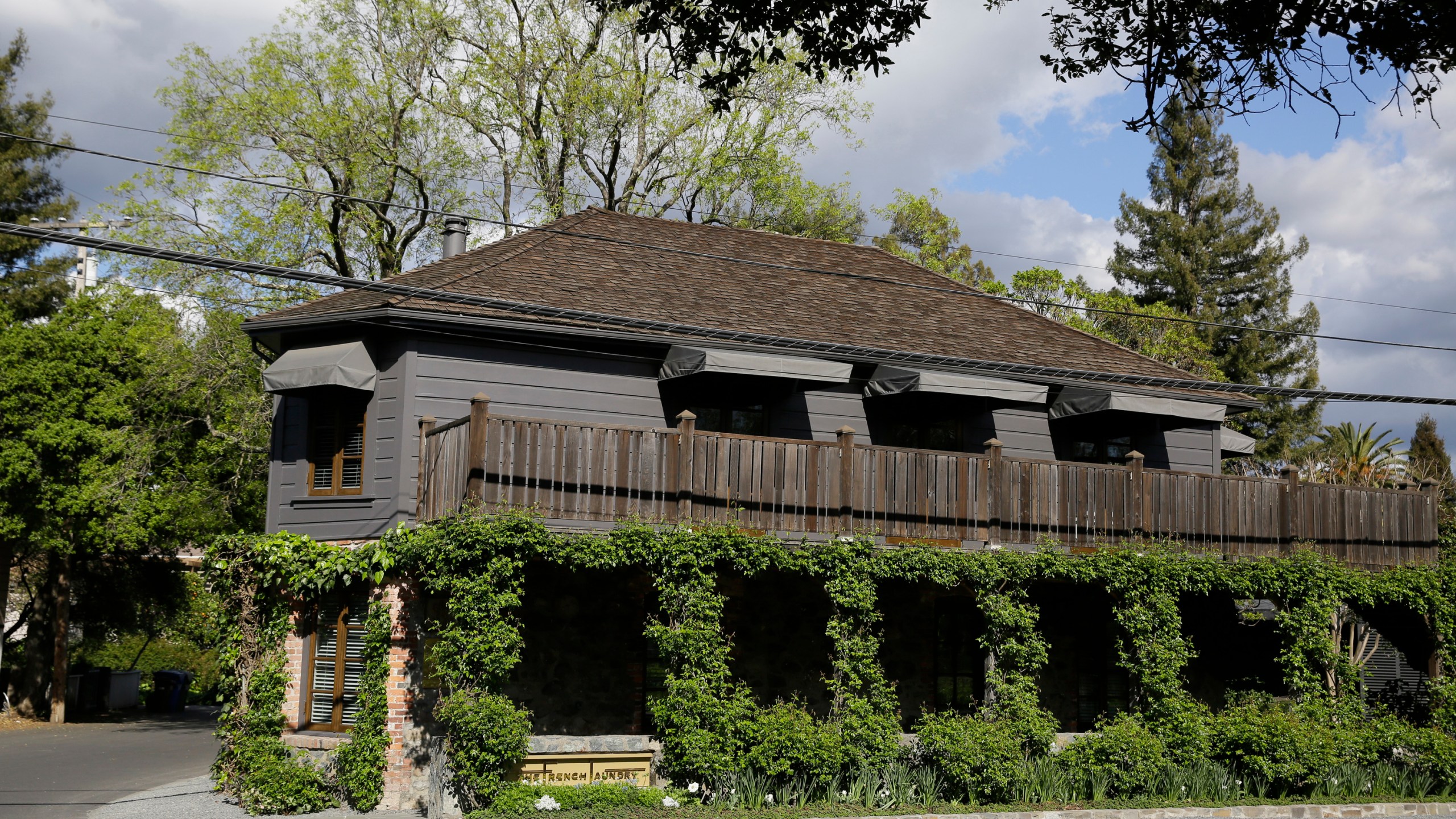 This March 19, 2020 file photo shows The French Laundry restaurant in Yountville, Calif. (Eric Risberg/Associated Press)