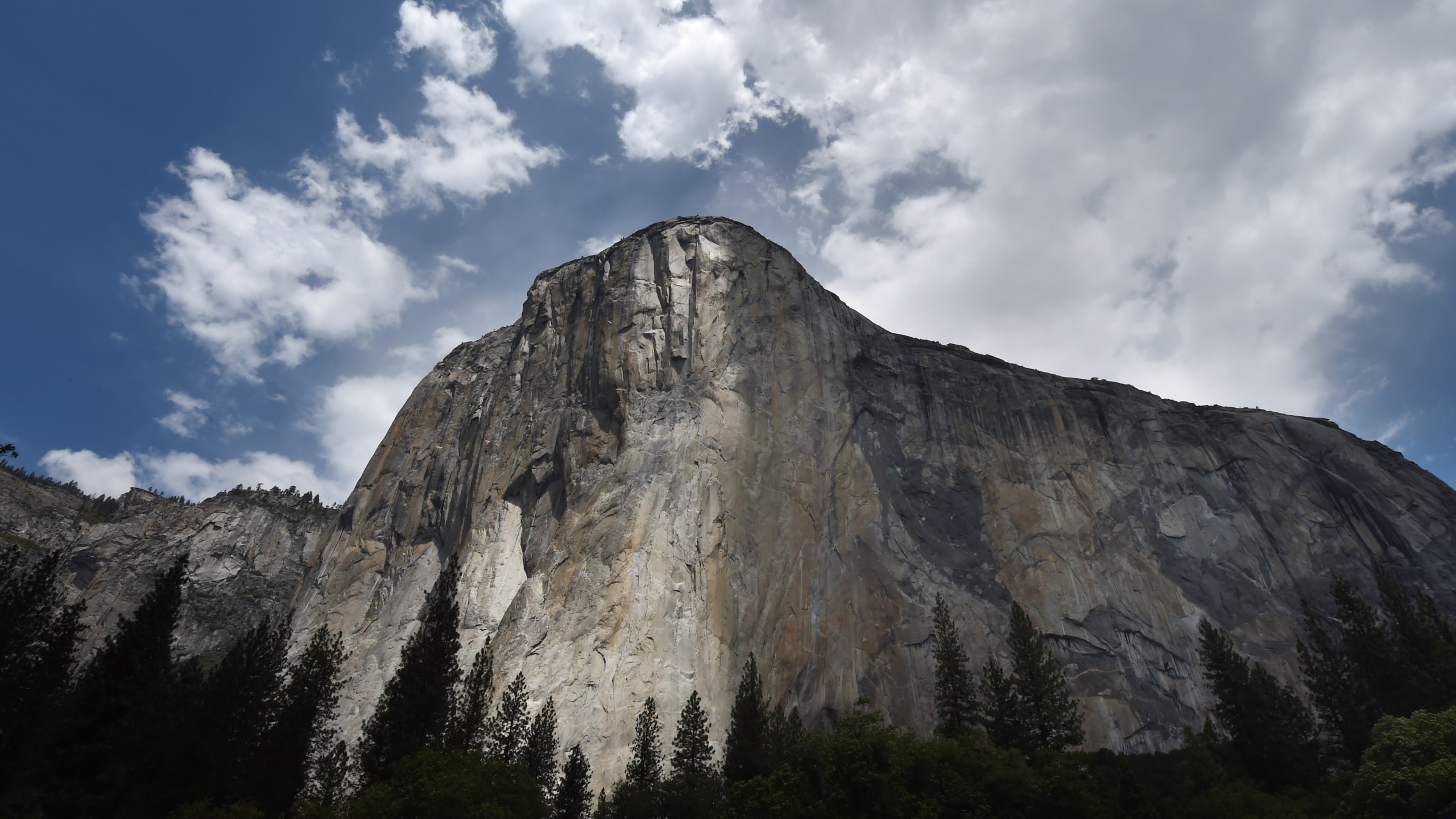 In this file photo taken on June 3, 2015, the El Capitan monolith is seen in the Yosemite National Park in California. (Mark Ralston/AFP via Getty Images)