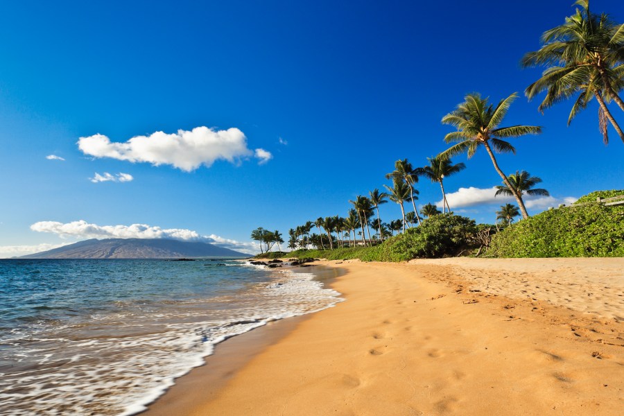 The beach in Wailea, Maui, Hawaii, is seen in a file photo. (iStock/Getty Images Plus)