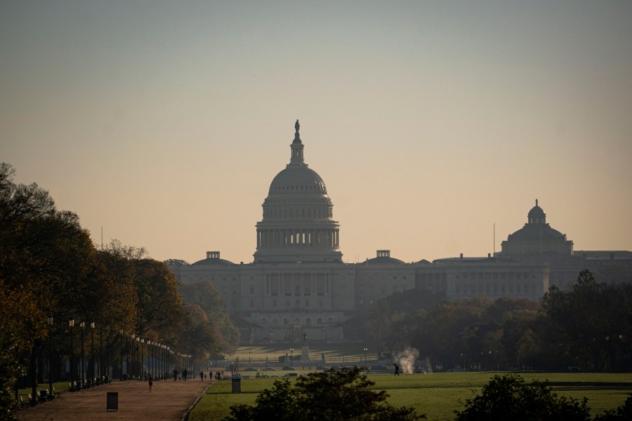 The U.S. Capitol is seen in the morning hours on November 4, 2020 in Washington, DC. (Al Drago/Getty Images)