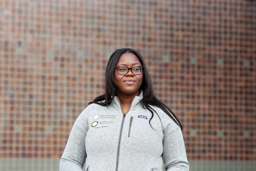 Jessica Bodden is a fourth-year medical student at Charles R. Drew University of Medicine and Science in Willowbrook. (Dania Maxwell/Los Angeles Times)