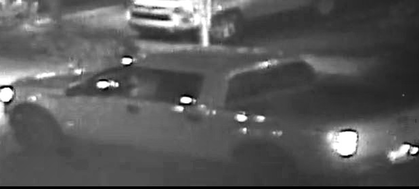 The San Bernardino County Sheriff's Station released this image on Nov. 9, 2020, of truck wanted in connection with a hit-and-run in Big Bear Lake.