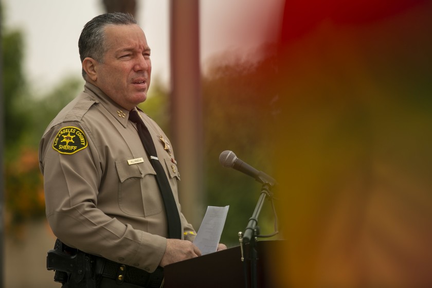 Los Angeles County Sheriff Alex Villanueva is seen in an undated photo. (Josie Norris/Los Angeles Times)