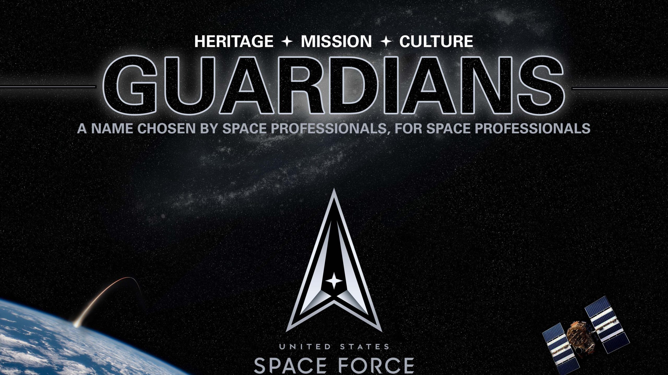 The U.S. Space Force tweeted an image with the new name of its space professionals, on Dec. 18, 2020.