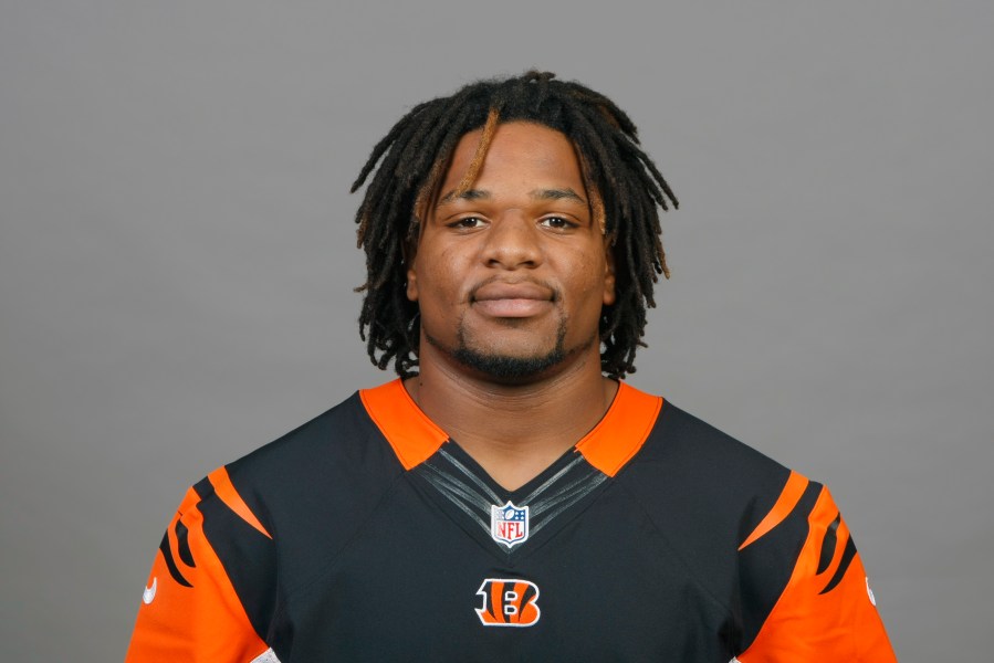 This is a 2012 file photo of Vontaze Burfict of the Cincinnati Bengals NFL football team. (AP Photo, File)