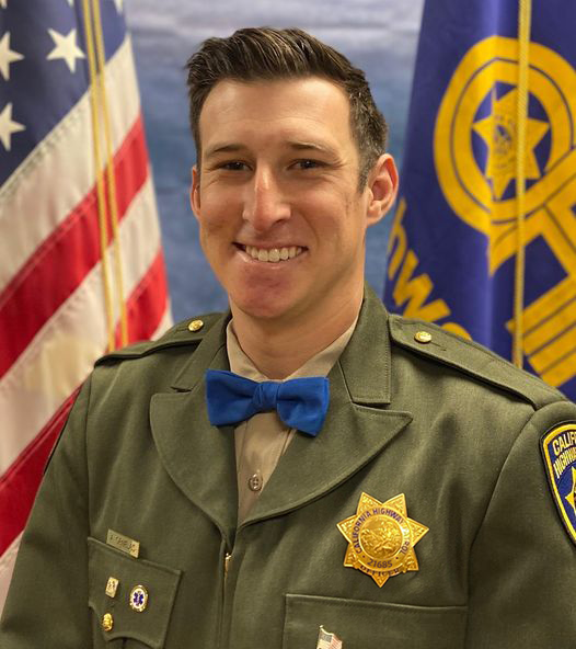 CHP Officer Andy Ornelas appears in a photo released by the agency on Dec. 2, 2020.