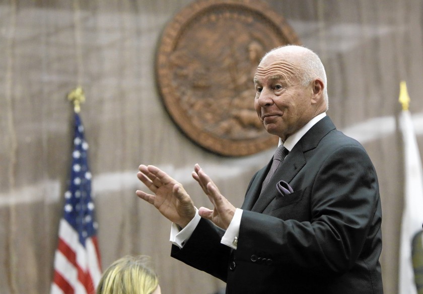 Thomas Girardi is seen at an undated court hearing. (Irfan Khan / Los Angeles Times)