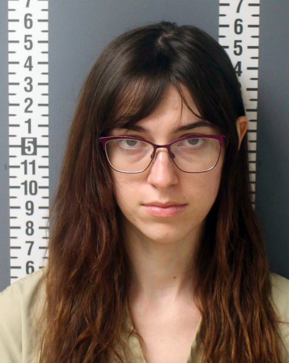 This booking photo provided by the Dauphin County, Pa., Prison, shows Riley June Williams. Federal authorities on Monday, Jan. 18, 2021, arrested Williams, whose former romantic partner says she took a laptop from House Speaker Nancy Pelosi’s office during the riot at the U.S. Capitol earlier this month. (Dauphin County Prison via AP)