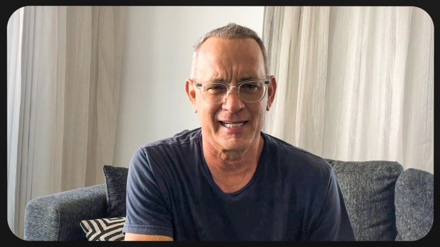 In this screengrab Tom Hanks appears during the 2020 Carousel of Hope Ball benefiting the Children’s Diabetes Foundation on October 10, 2020. (Getty Images/Getty Images for Children's Diabetes Foundation )