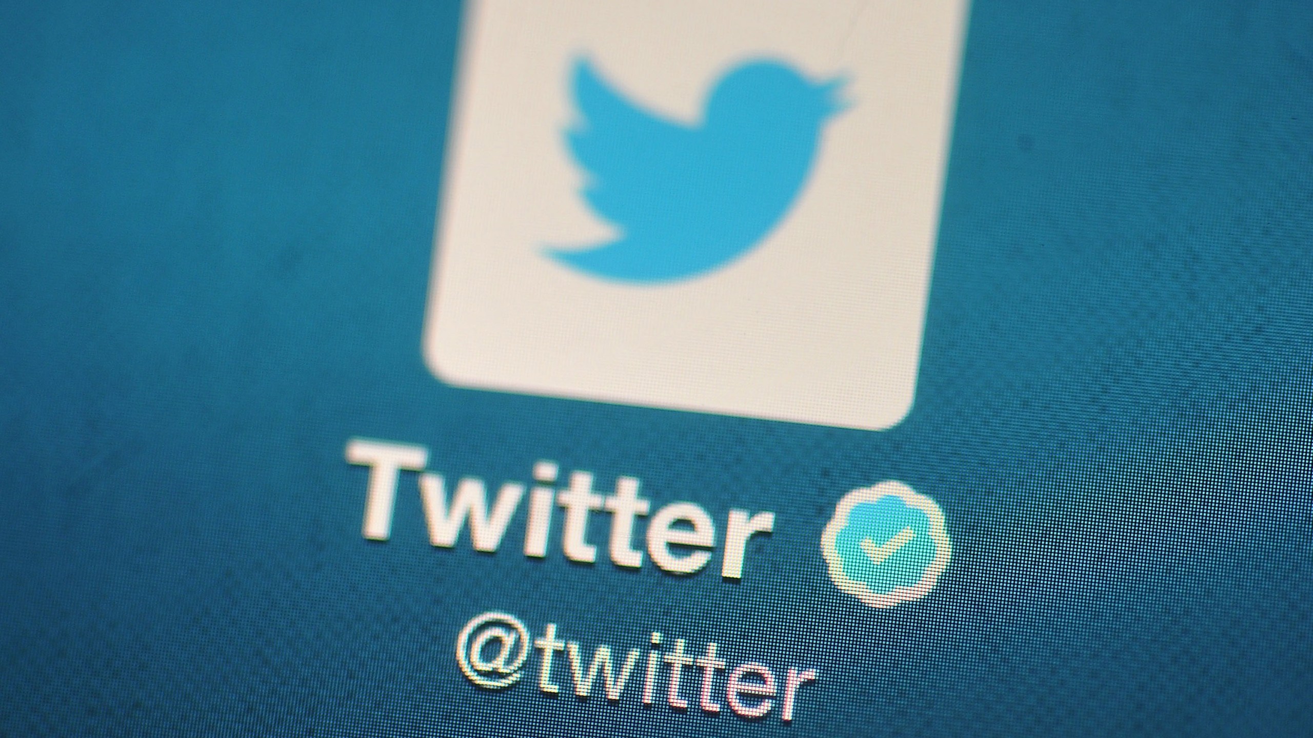 In this photo illustration, The Twitter logo is displayed on a mobile device. (Bethany Clarke/Getty Images)