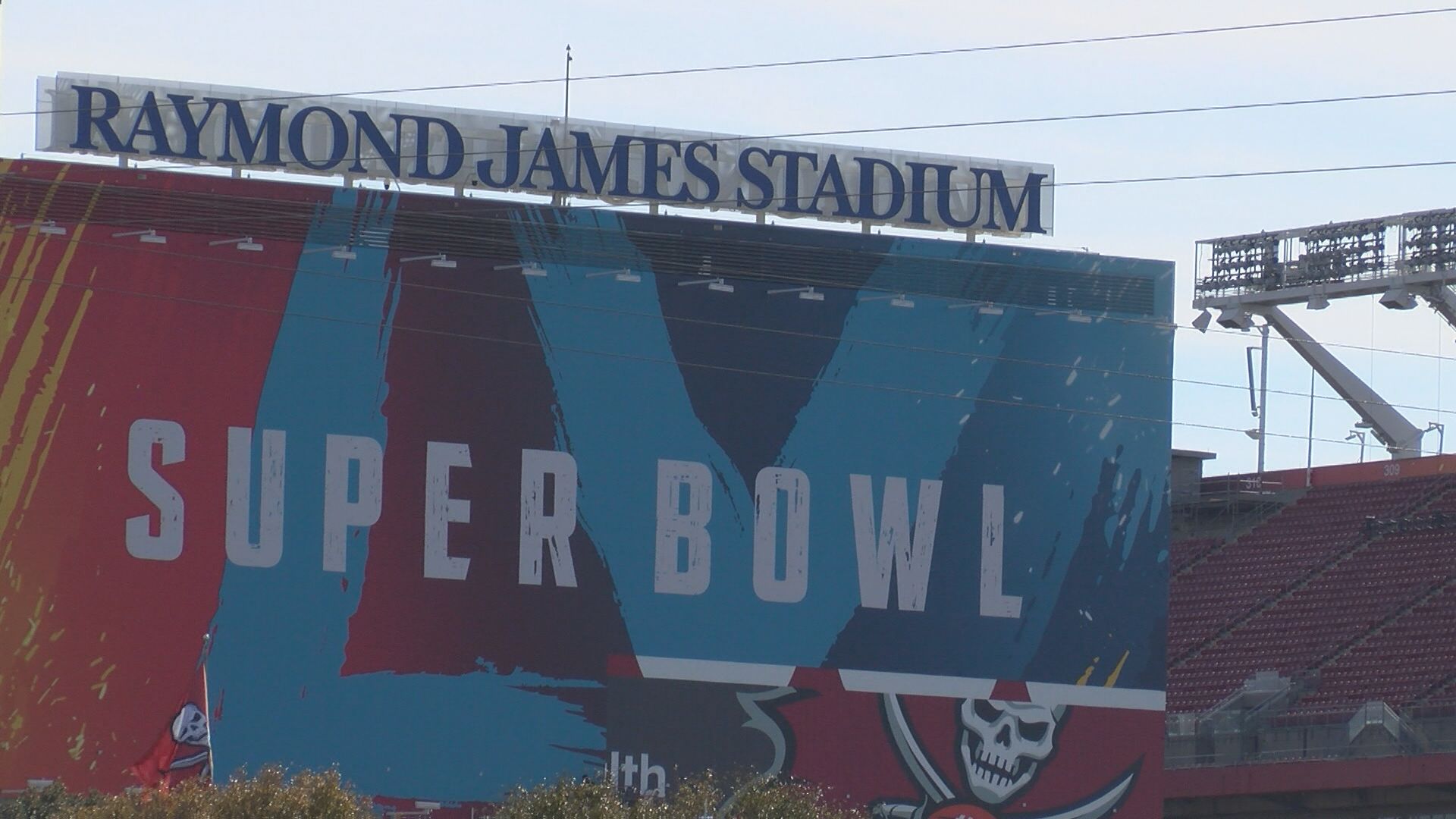 Raymond James Stadium in Tampa, Florida, site of Super Bowl LV. (WFLA)