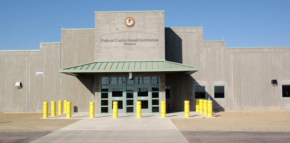 An undated photo on the U.S. Bureau of Prisons website shows the Federal Correctional Institution Mendota in Fresno County.