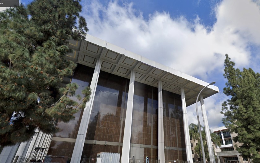 Harvest Rock Church is shown in a Street View image from Google Maps.