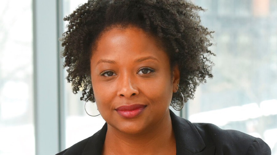 This April 14, 2015 photo provided by Philip Greenberg shows Deborah Archer in New York. Archer, a professor at New York University School of Law with expertise in civil rights and racial justice, has become the first Black person in the 101-year history of the American Civil Liberties Union to be elected its president. (Philip Greenberg via AP)