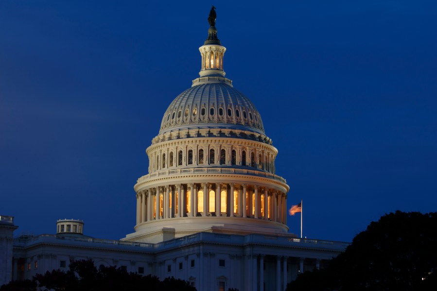 This July 16, 2019, file photo shows the Capitol Dome in Washington. (Carolyn Kaster, Associated Press)