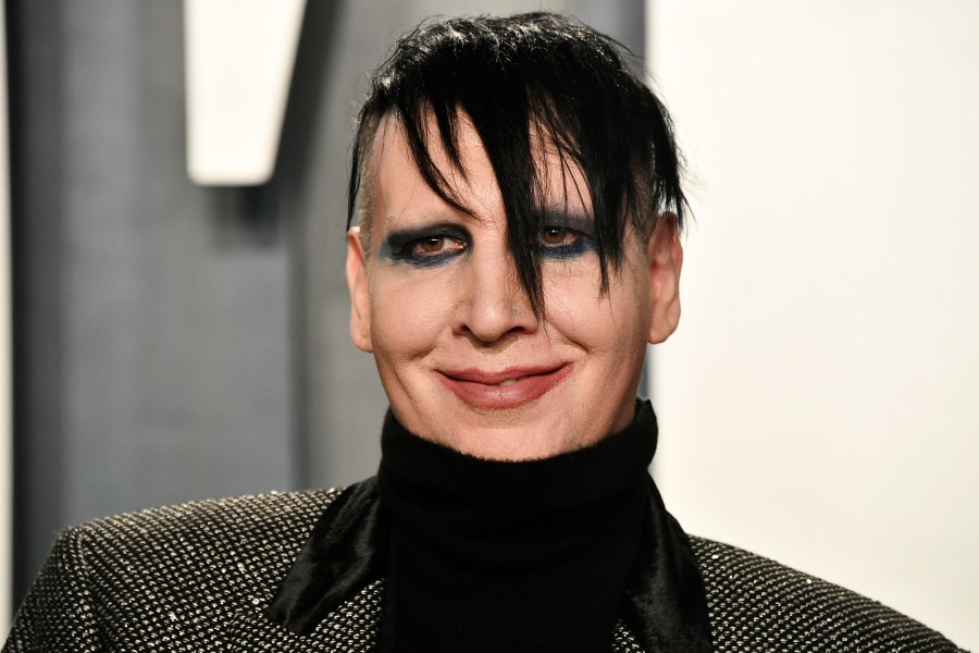 Marilyn Manson attends the 2020 Vanity Fair Oscar Party on Feb. 9, 2020, in Beverly Hills, California. (Frazer Harrison/Getty Images)