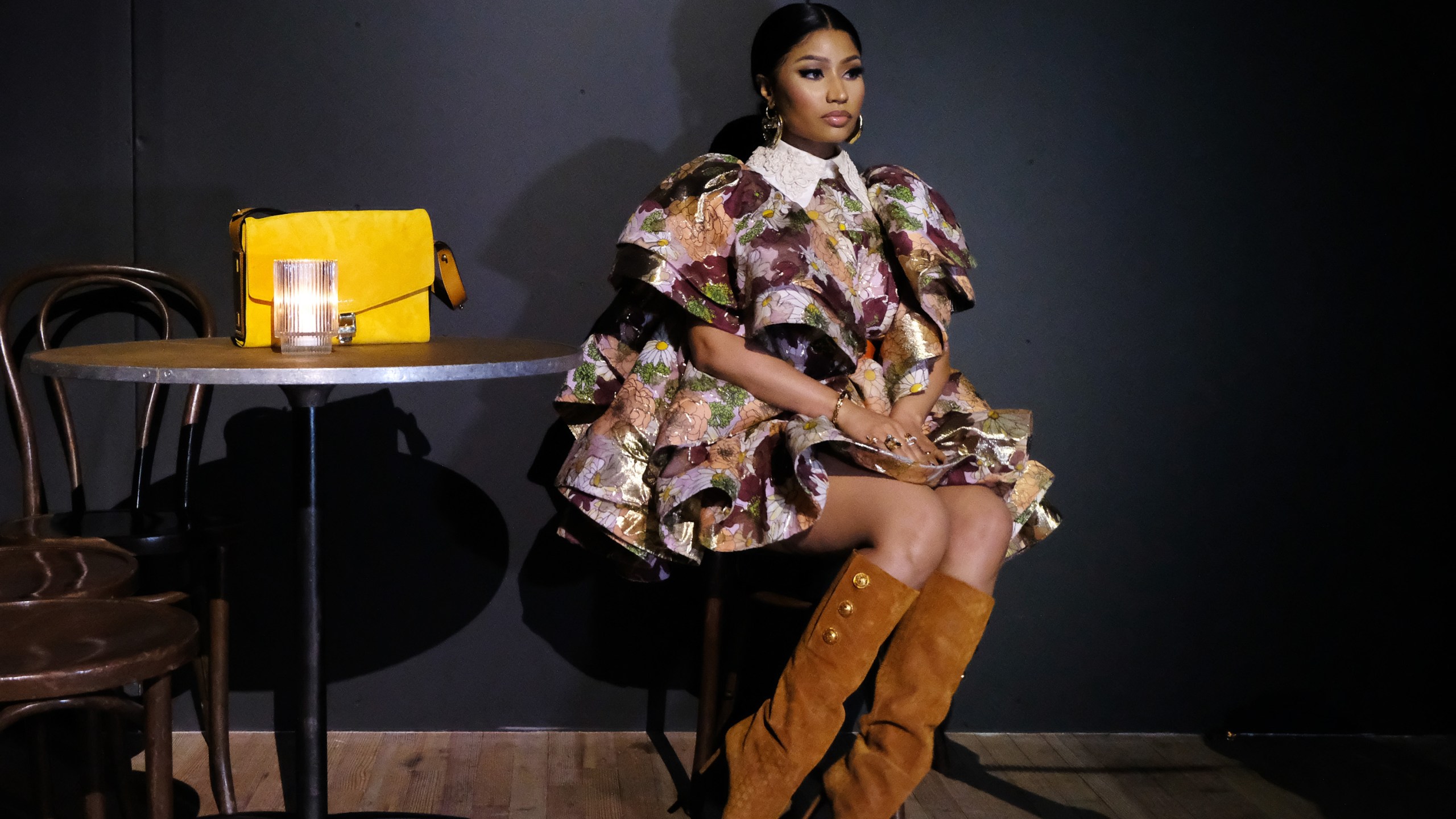 Nicki Minaj attends the Marc Jacobs Fall 2020 runway show during New York Fashion Week on Feb. 12, 2020 in New York City. (Dimitrios Kambouris/Getty Images for Marc Jacobs)