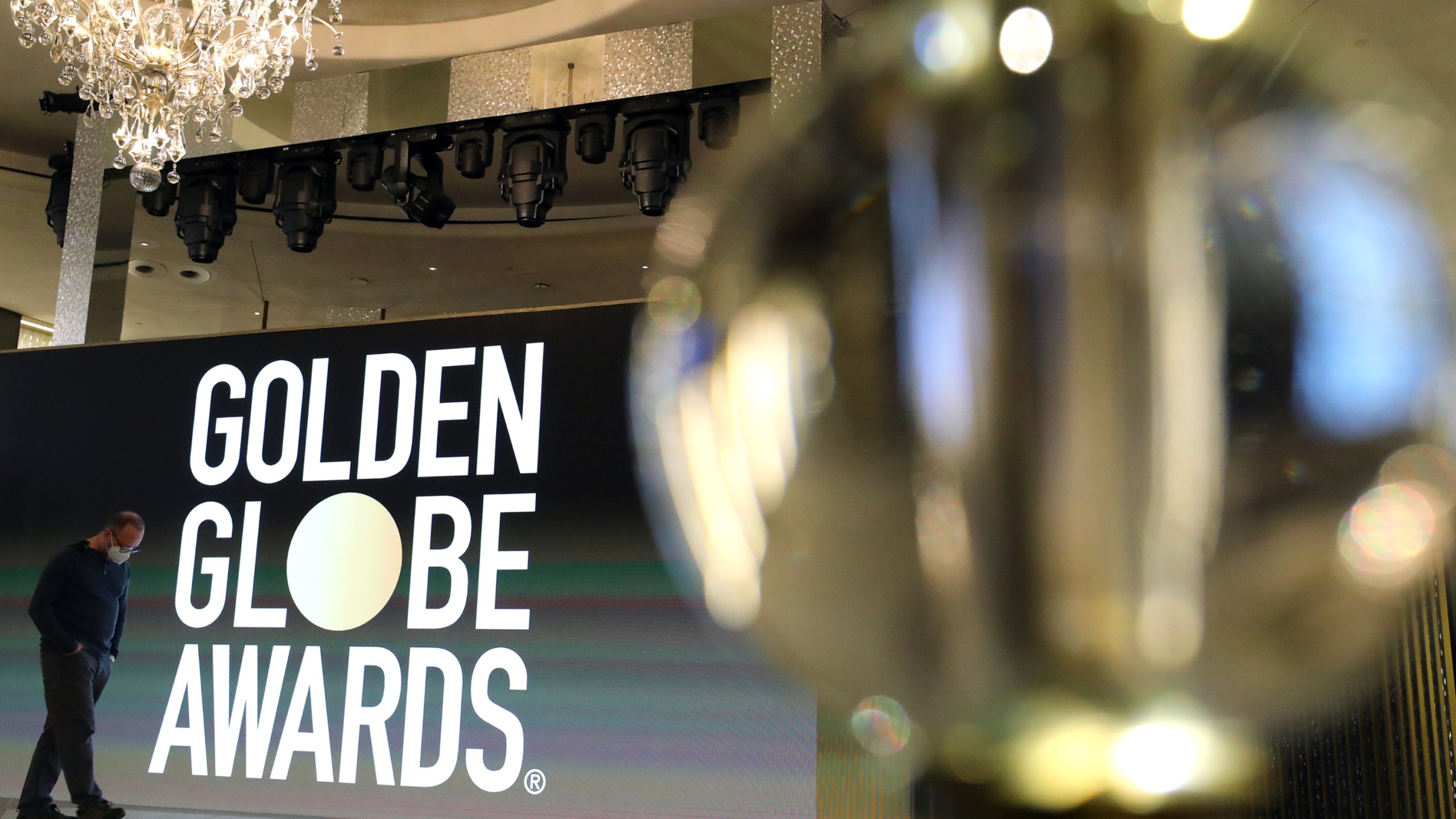 Interior view during the 78th Annual Golden Globes Media Preview at The Rainbow Room on February 26, 2021 in New York, New York. (Arturo Holmes/Getty Images)