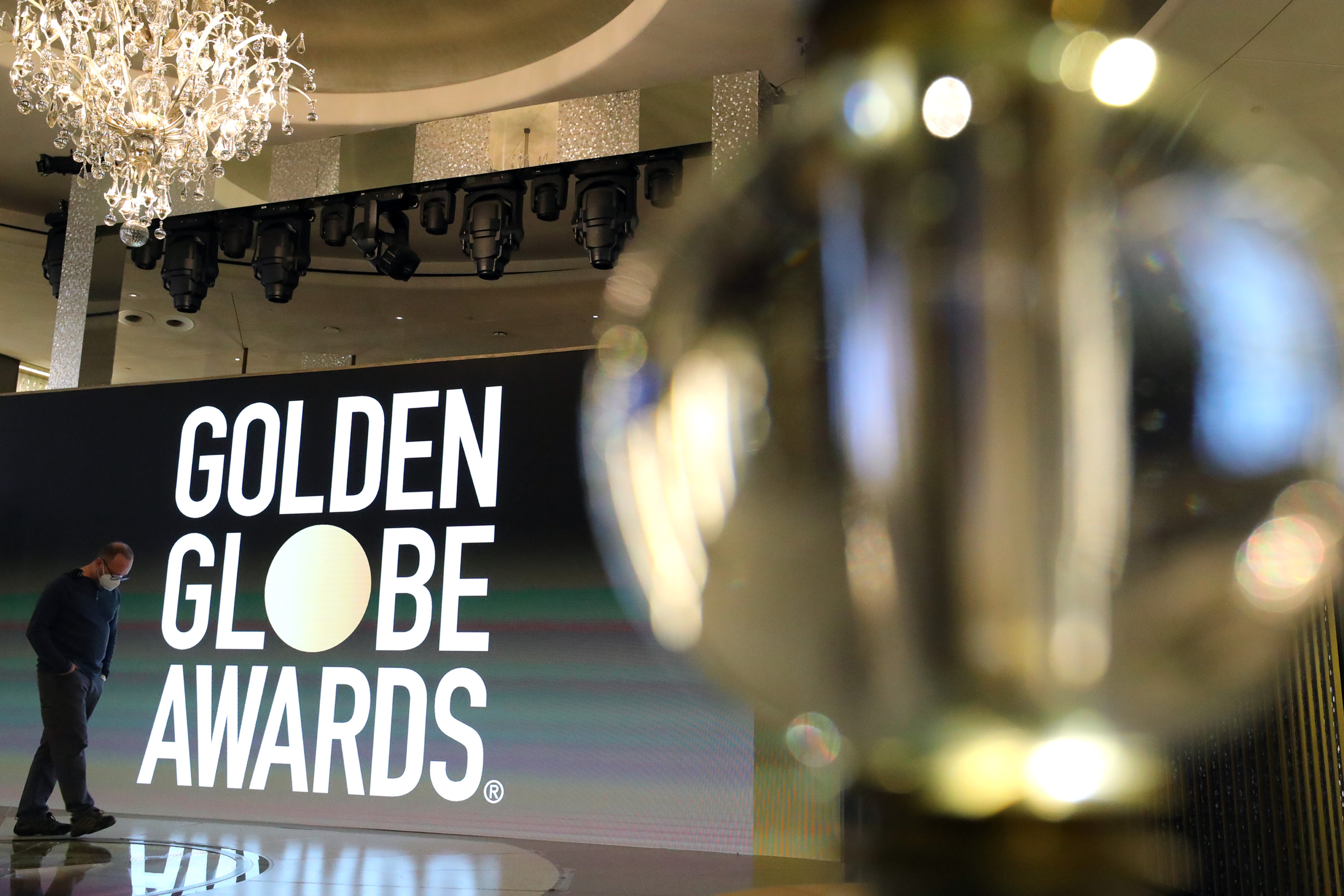 Interior view during the 78th Annual Golden Globes Media Preview at The Rainbow Room on February 26, 2021 in New York, New York. (Arturo Holmes/Getty Images)