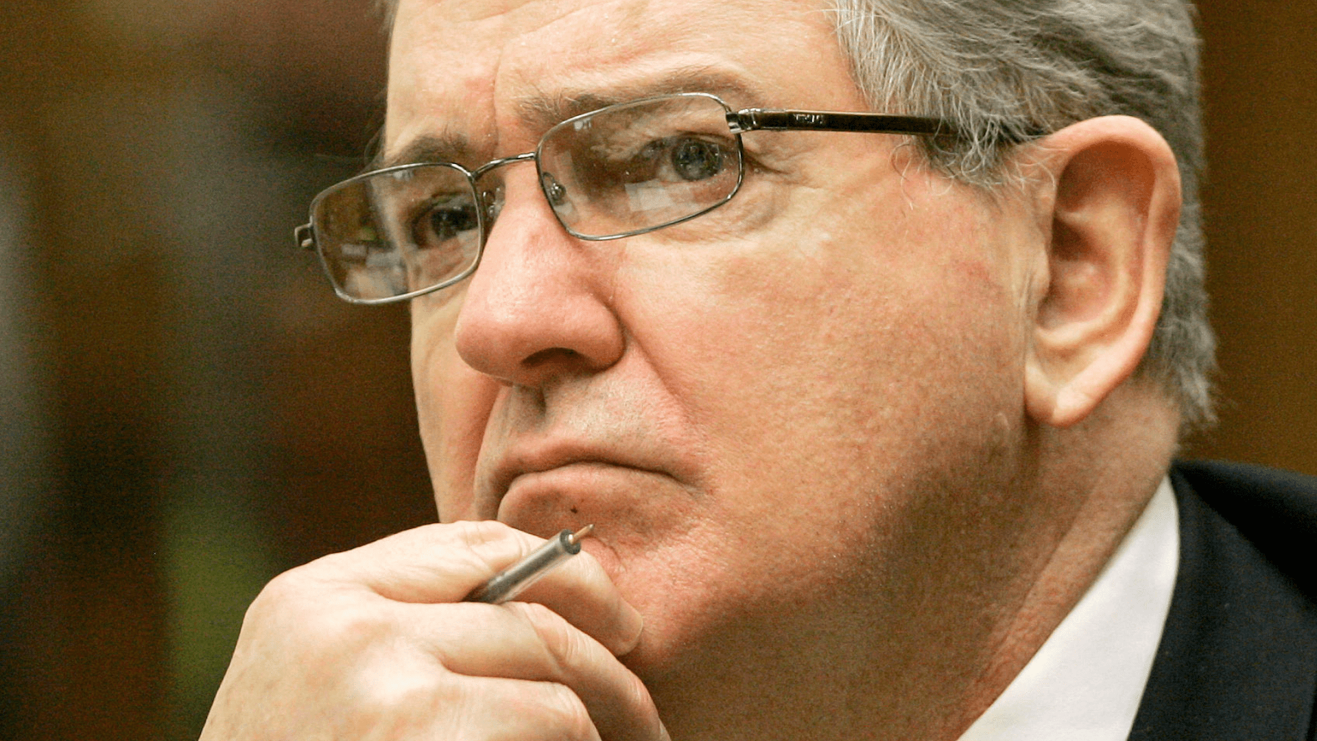 In this Oct. 15, 2008 file photo, former FBI agent John Connolly listens to the testimony during his trial in Miami. (AP Photo/Alan Diaz, File)