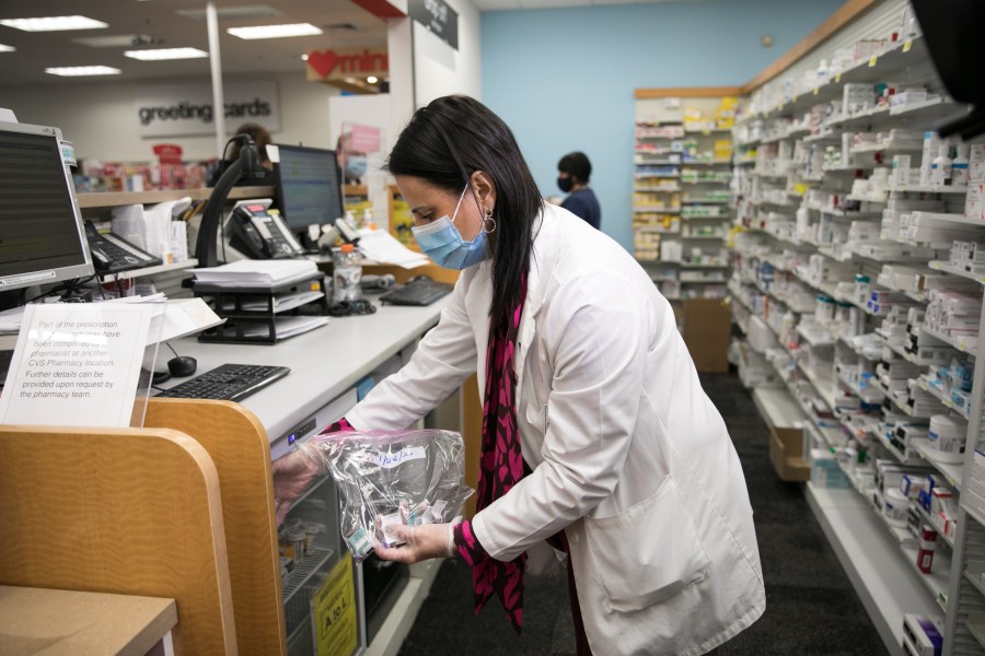 CVS Pharmacy Begins Administering COVID-19 Vaccines on Jan. 28, 2021, in Fall River, Mass. (Scott Eisen/CVS Health via AP Images)