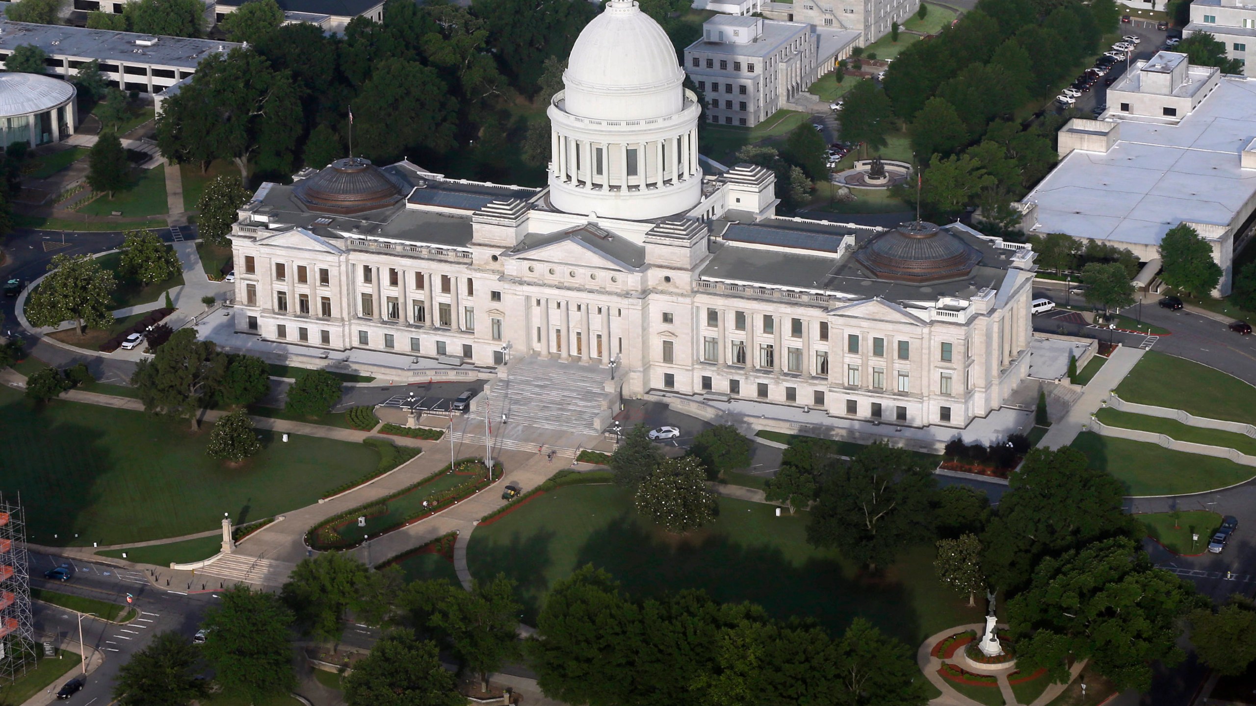 This May 29, 2015 file photo shows the Arkansas state Capitol building in Little Rock, Ark. (Danny Johnston/Associated Press)