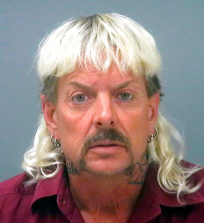 This undated file photo provided by the Santa Rose County Jail in Milton, Fla., shows Joseph Maldonado-Passage, also known as Joe Exotic. (Santa Rosa County Jail via AP, File)