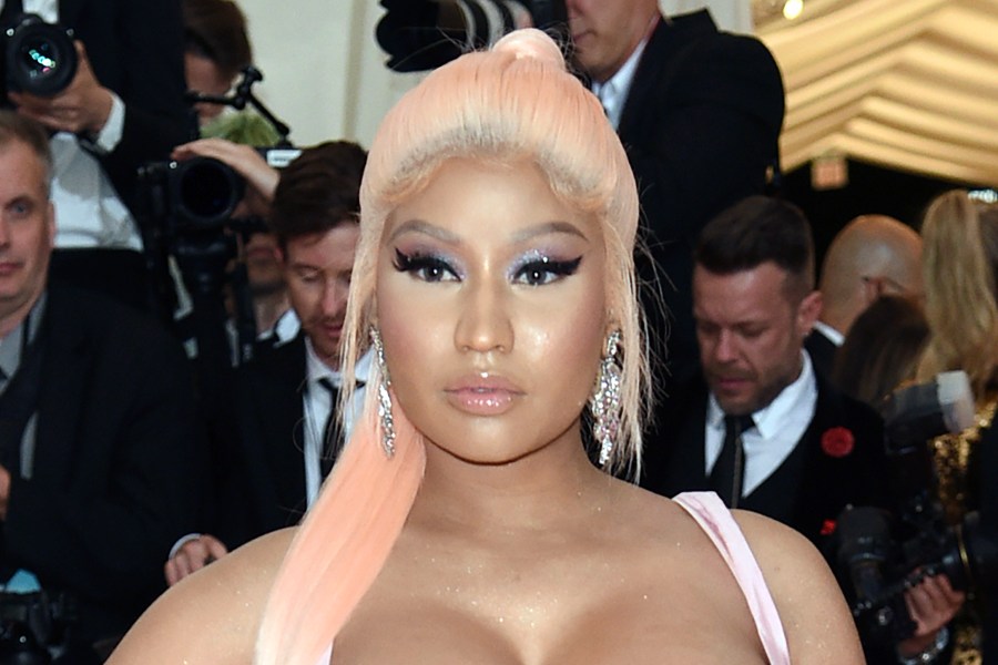 In this Monday, May 6, 2019, file photo, Nicki Minaj attends The Metropolitan Museum of Art's Costume Institute benefit gala in New York. (Evan Agostini/Invision/AP, File)