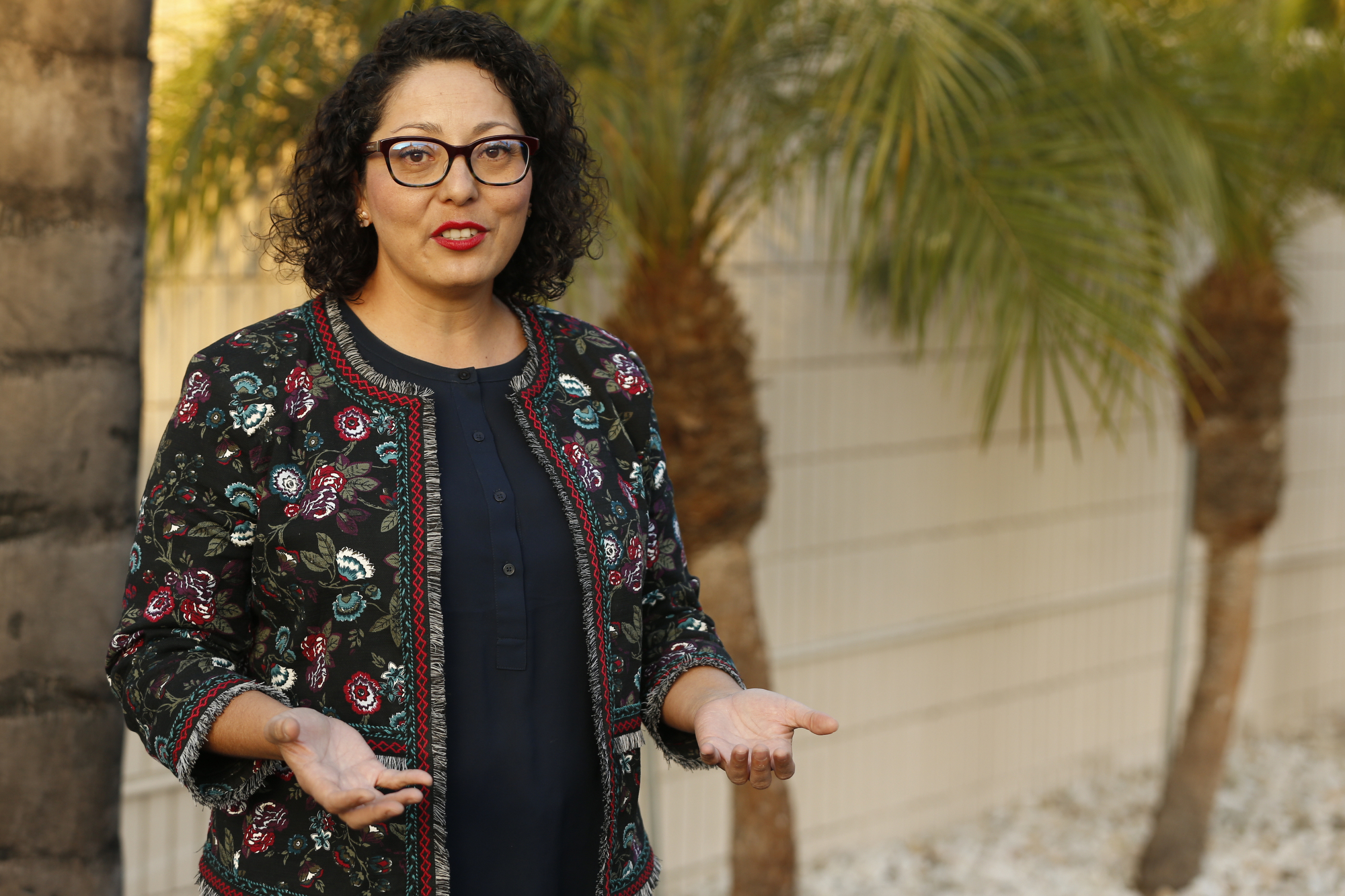 Assemblywoman Cristina Garcia, D-Bell Gardens, poses for a picture in Downey on April 27, 2018. (Damian Dovarganes / Associated Press)