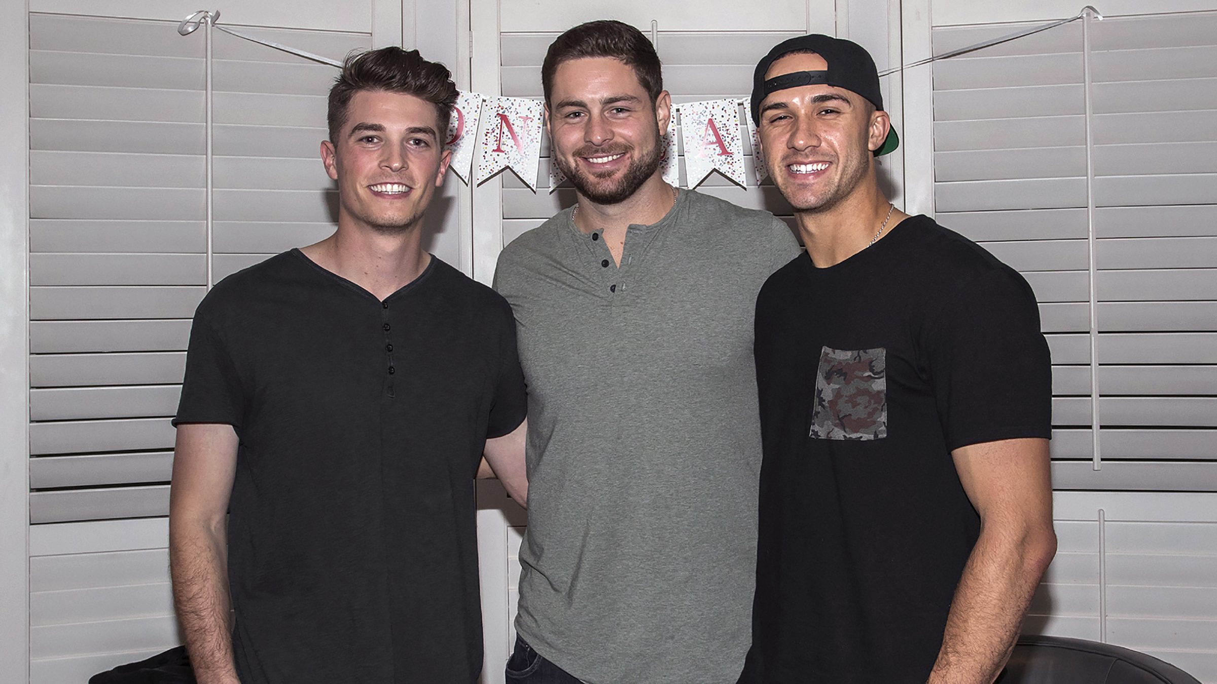 From left, Max Fried, Lucas Giolito and Jack Flaherty are seen in 2018. The three were teammates nine years ago at Harvard-Westlake, a prestigious prep school in Los Angeles. On April 1, 2021, all three will be opening day starting pitchers in the major leagues. (Eric Dearborn via Associated Press)