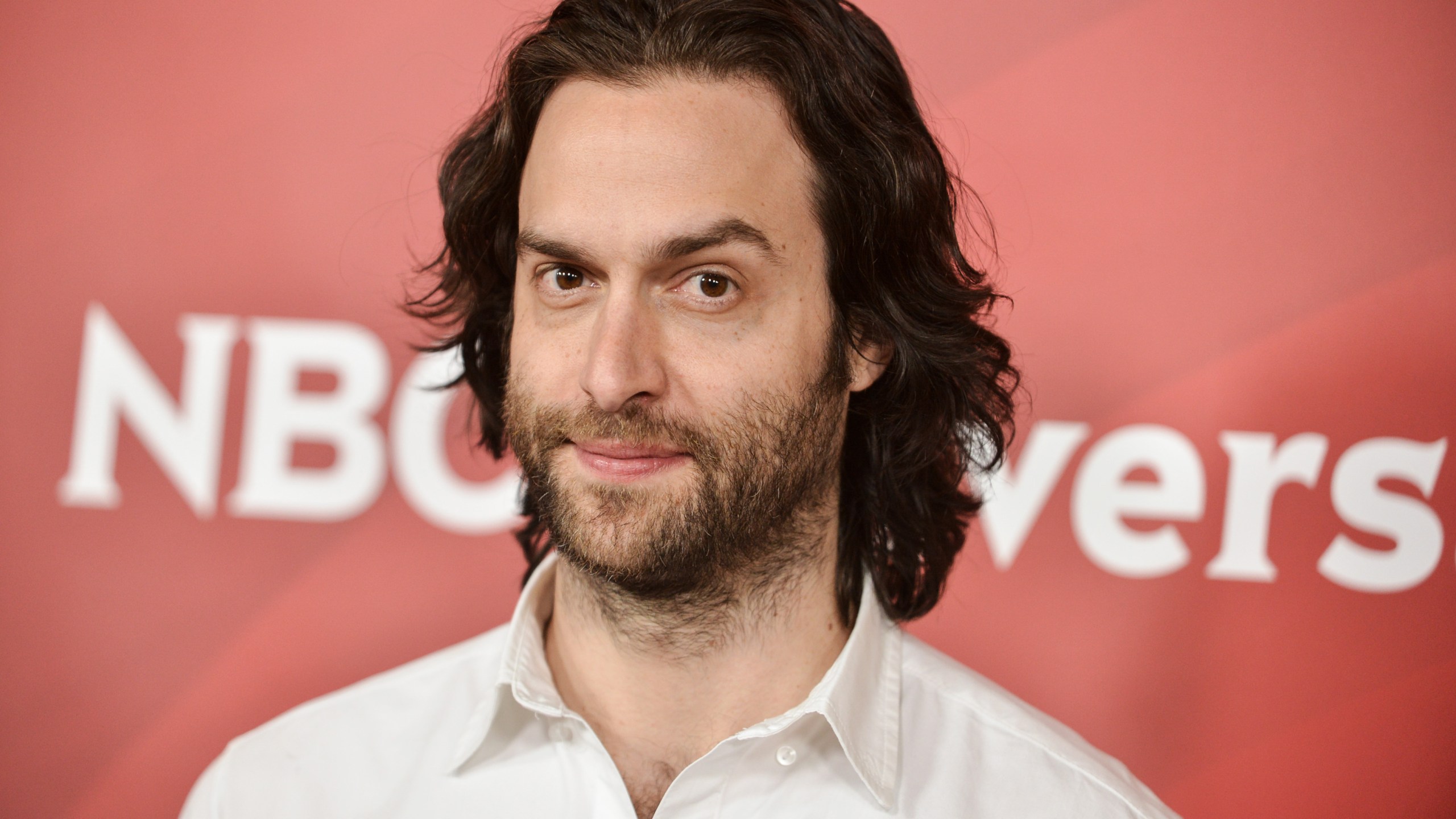 Chris D'Elia arrives at the NBC Universal Summer Press Day in Pasadena on April 8, 2014. (Richard Shotwell / Invision / Associated Press)