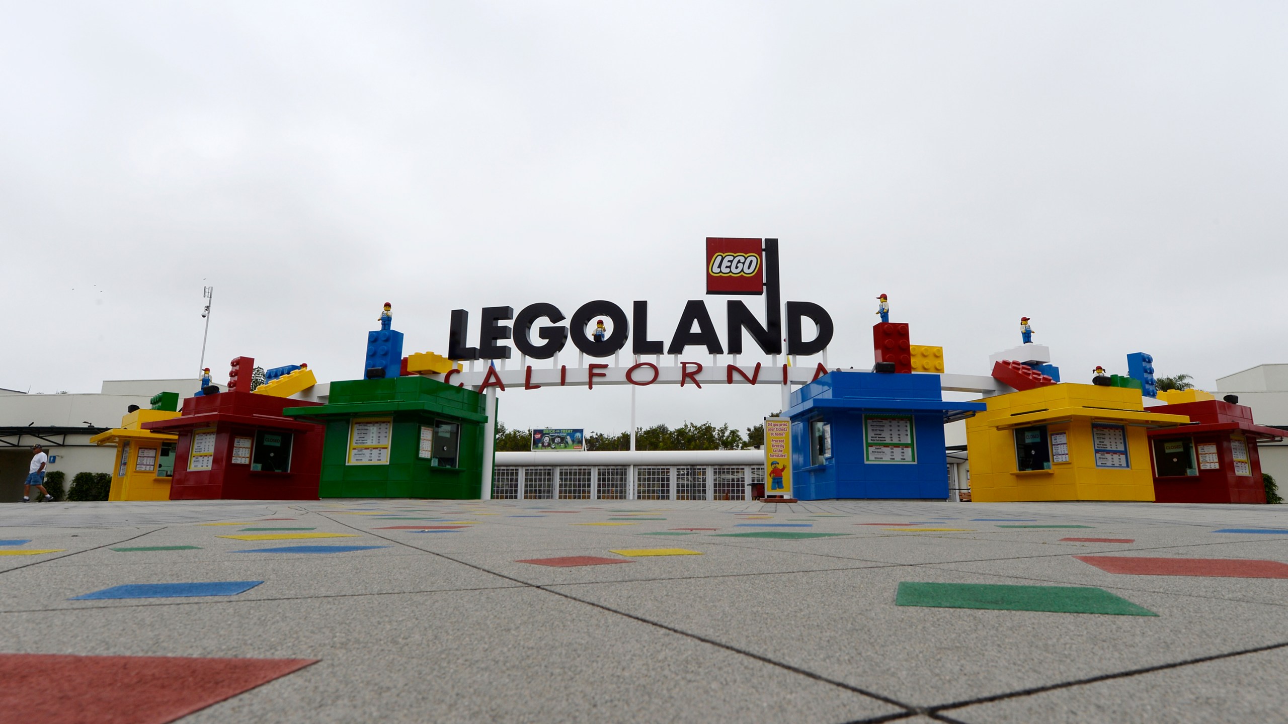 Entrance to Legoland California theme park next to North America's first ever Legoland Hotel at Legoland on Sept. 17, 2013 in Carlsbad. (Kevork Djansezian/Getty Images)