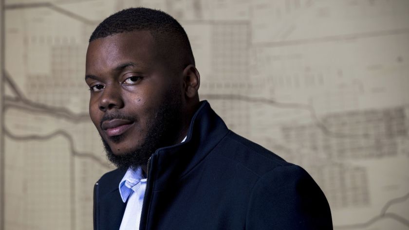 Mayor Michael Tubbs, a Stockton native and Stanford graduate, is seen in an undated photo. (Kent Nishimura / Los Angeles Times)