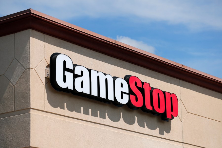 In this May 7, 2020 file photo, a GameStop store is seen in St. Louis. (AP Photo/Jeff Roberson, File)