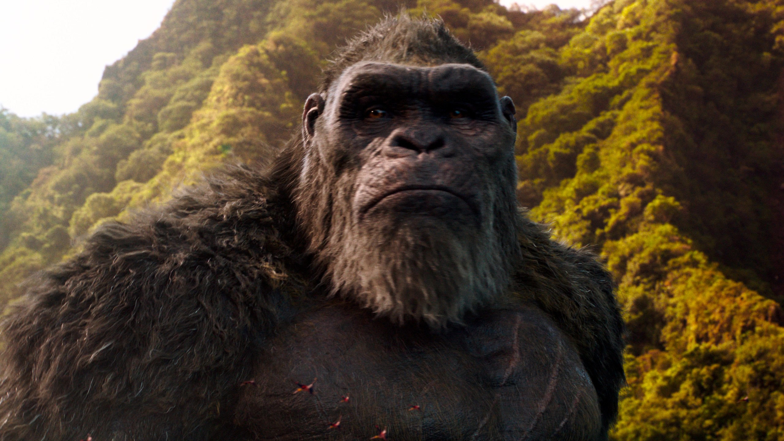 This image released by Warner Bros. Entertainment shows a scene from "Godzilla vs. Kong." (Warner Bros. Entertainment via AP)