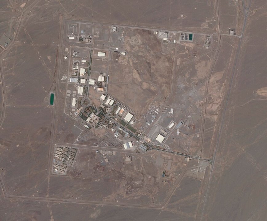 This satellite photo provided from Planet Labs Inc. shows Iran's Natanz nuclear facility on Wednesday, April 14, 2021. (Planet Labs via AP)