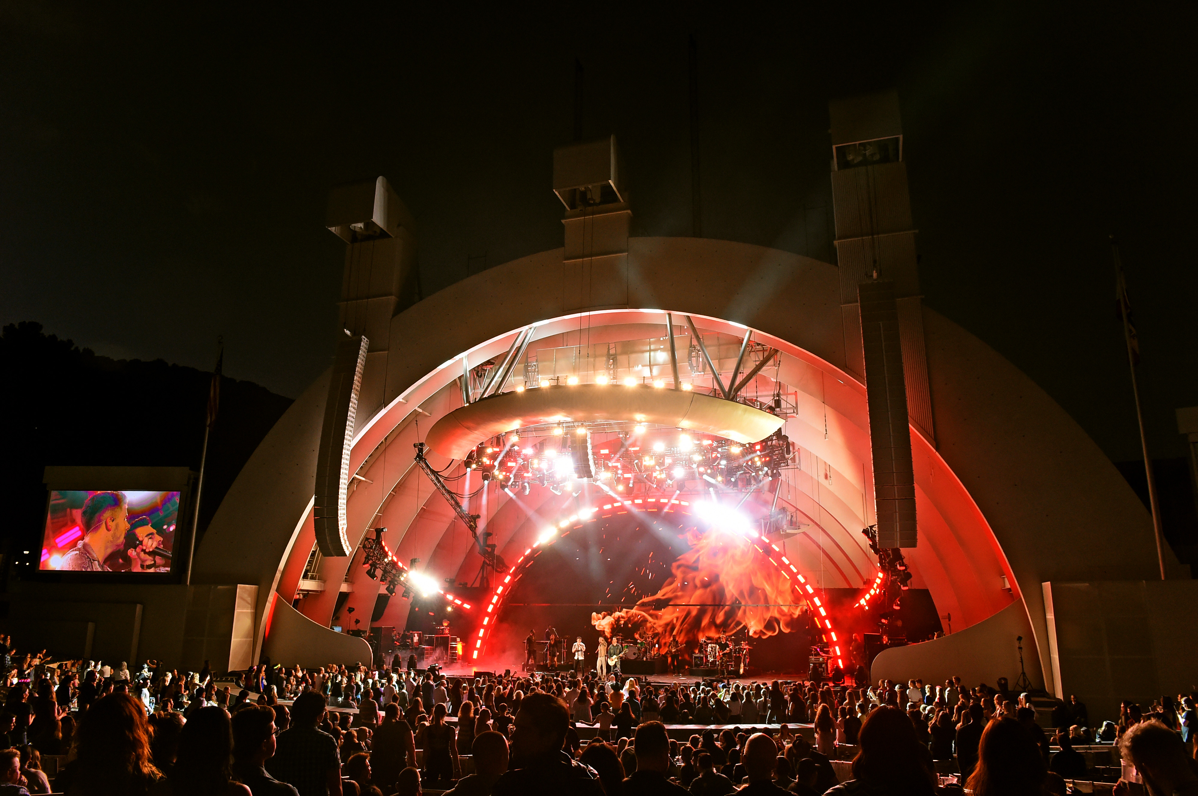 The Jonas Brothers perform at The Hollywood Bowl on Oct. 19, 2019 in Los Angeles. (Kevin Winter/Getty Images for RADIO.COM )