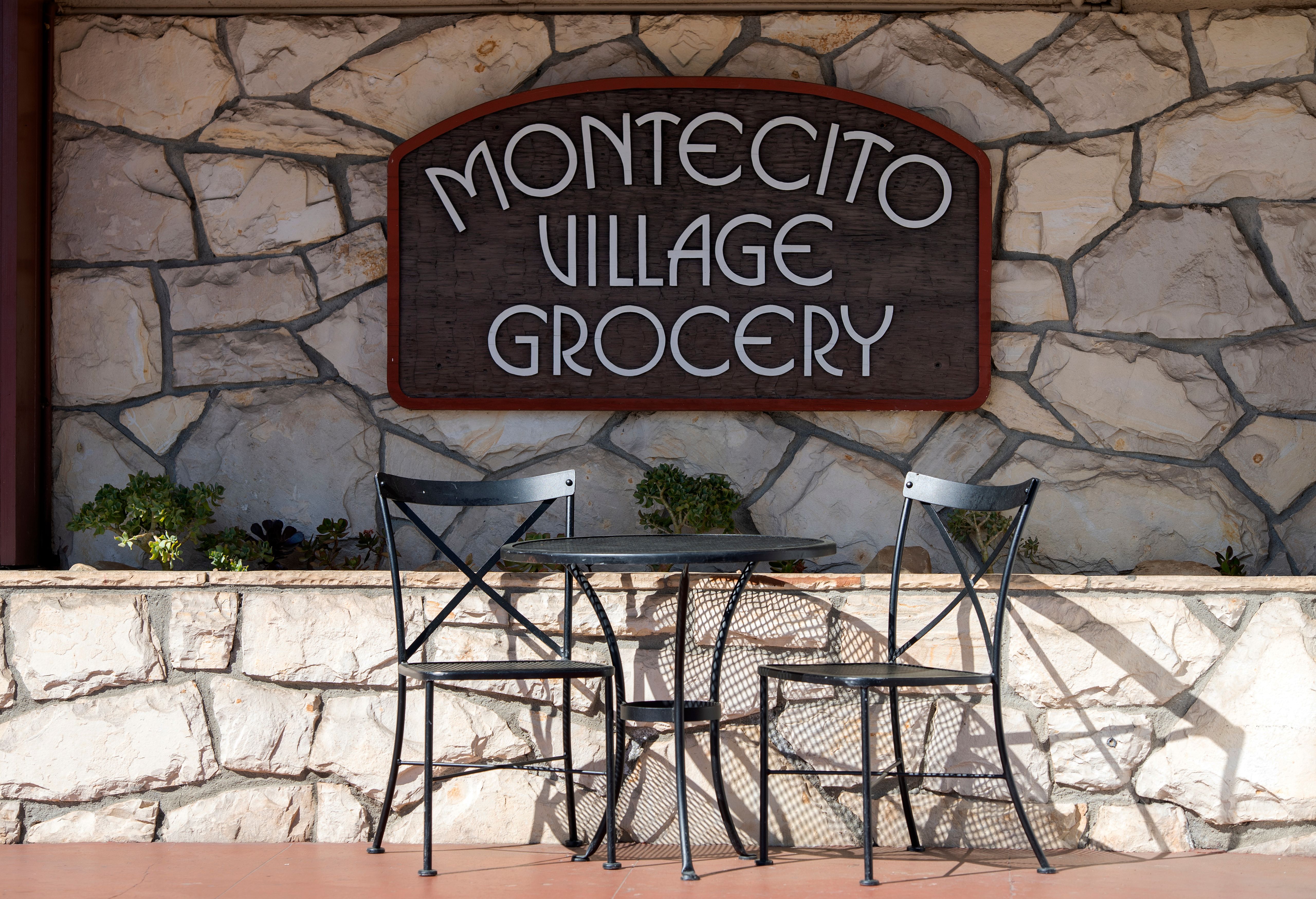 View of the Montecito Village Grocery in Montecito on March 6, 2021. (VALERIE MACON/AFP via Getty Images)